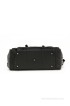 Mboss Faux leather Unisex Black Single Dotted Small Travel Bag - Medium(Black)